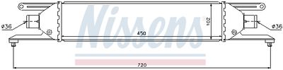 Laddluftkylare NISSENS 96631