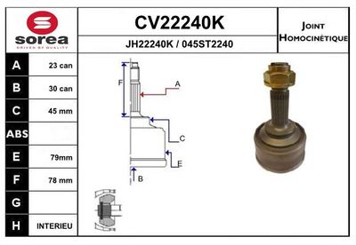 GELENKSATZ ANTRIEBSWELLE