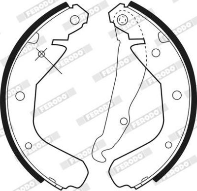 SET SABOTI FRANA FERODO FSB216 2