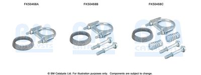 Zestaw montażowy, rura wydechowa BM CATALYSTS FK50468
