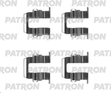 Комплектующие, колодки дискового тормоза PATRON PSRK1258 для SUBARU LEGACY