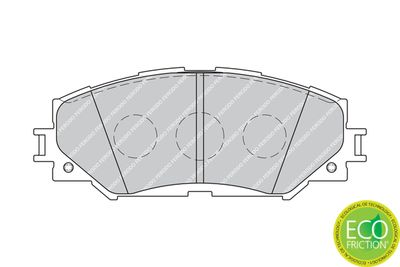 SET PLACUTE FRANA FRANA DISC FERODO FDB1891 1