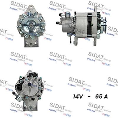 Генератор SIDAT A12HT0657A2 для MAZDA E