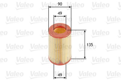 Воздушный фильтр VALEO 585660 для SMART CABRIO