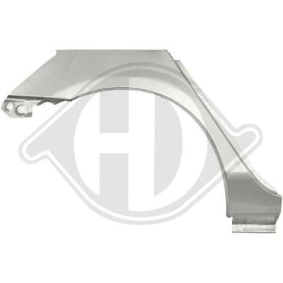 DIEDERICHS 9922132 Подкрылок  для MAZDA 3 седан (BK) 1.6 DI Turbo (BK12Y)