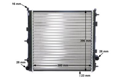 RADIATOR RACIRE MOTOR MAHLE CR557000S 10