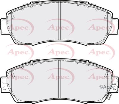 Brake Pad Set APEC PAD2124