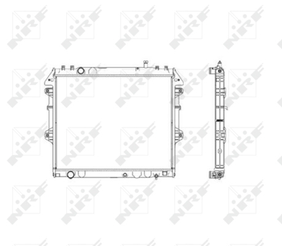 Радиатор, охлаждение двигателя WILMINK GROUP WG1722407 для TOYOTA HILUX