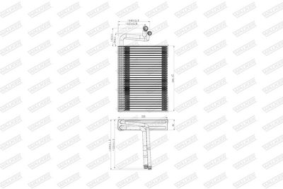 VERDAMPFER KLIMAANLAGE WALKER WEV00056 7