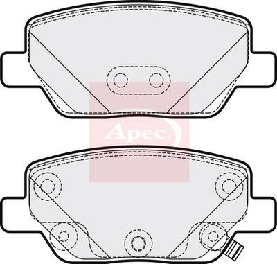 APEC Brake Pad Set, disc brake PAD2173