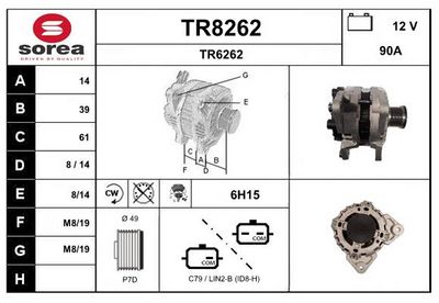 GENERATOR SNRA TR8262
