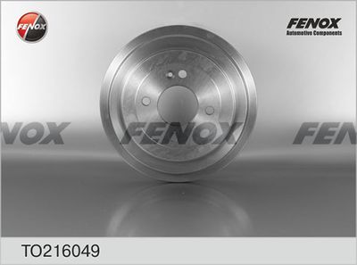 FENOX TO216049 Гальмівний барабан 