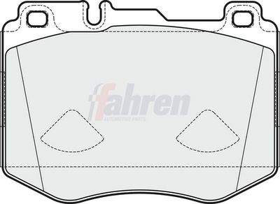 Fahren Brake Pad Set, disc brake FBP3760