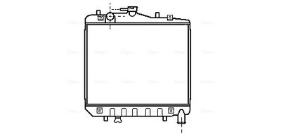 RADIATOR RACIRE MOTOR AVA QUALITY COOLING KA2001