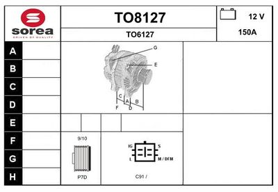 GENERATOR SNRA TO8127