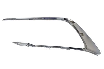 Voorgrille lijst Voor Rechts (plastic, chroom) past: TOYOTA AURIS E18 05.15-03.18