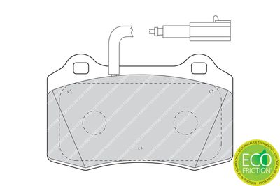 SET PLACUTE FRANA FRANA DISC FERODO FDB1508 1