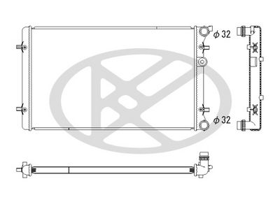 Radiator, racire motor Koyorad PL452880U02