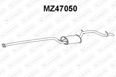 Глушитель выхлопных газов конечный VENEPORTE MZ47050 для MAZDA 3