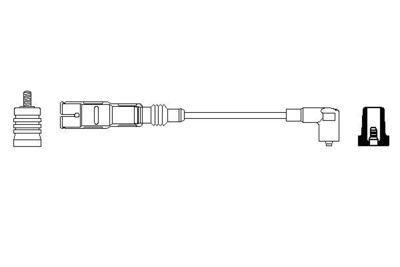 Провод зажигания BOSCH 0 356 912 986 для VW TRANSPORTER