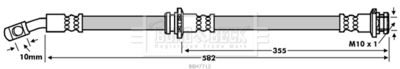 Brake Hose Borg & Beck BBH7712