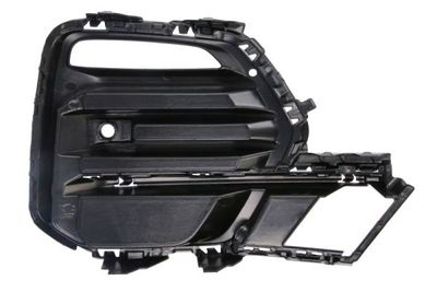 Voorbumper afdekking Voor Links (gesloten, met parkeersensor gaten, black-matt) past: BMW X5 G05, F95 06.18-03.23