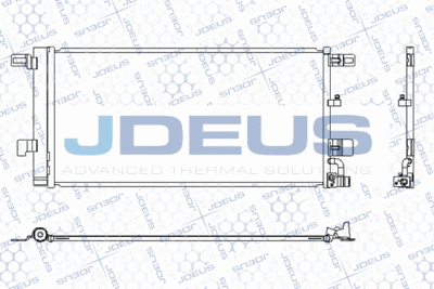 JDEUS M-7010620 Радиатор кондиционера для AUDI A4 B9 (8W2, 8WC)