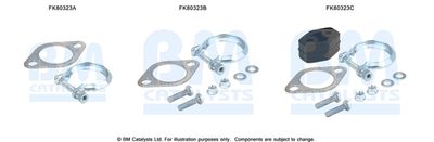 Монтажный комплект, катализатор BM CATALYSTS FK80323 для FORD FUSION