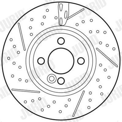 BREMSSCHEIBE JURID 562745JC 1