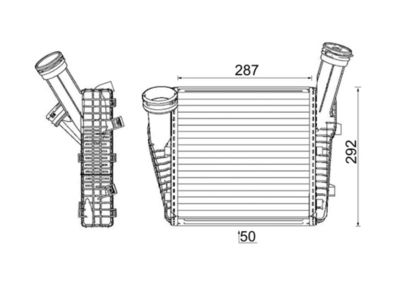 INTERCOOLER COMPRESOR MAHLE CI142000P 1