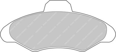 BREMSBELAGSATZ SCHEIBENBREMSE FERODO RACING FCP617H