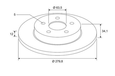 BREMSSCHEIBE VALEO 672598 2