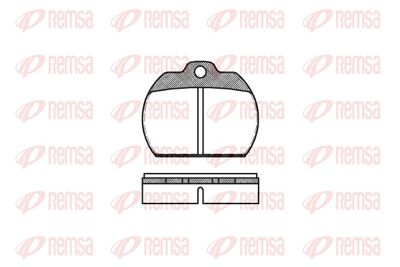 Brake Pad Set, disc brake 0082.00