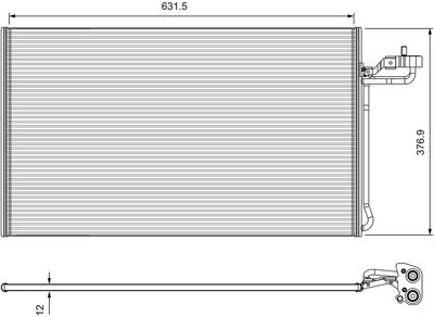 CONDENSATOR CLIMATIZARE VALEO 814325