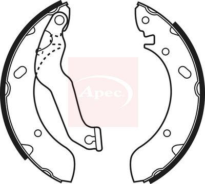 APEC Brake Shoe Set SHU522