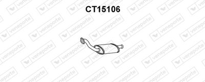 Предглушитель выхлопных газов VENEPORTE CT15106 для CITROËN C15