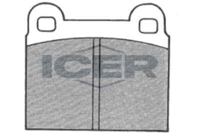 Комплект тормозных колодок, дисковый тормоз ICER 180491 для OPEL SENATOR