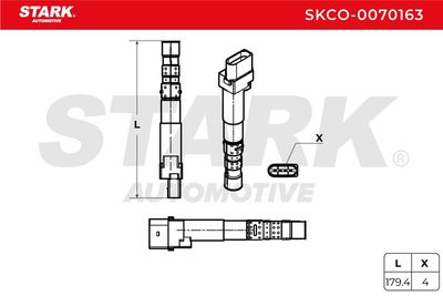 запалителна бобина STARK SKCO-0070163