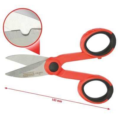 KS TOOLS Universalios žirklės