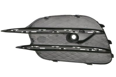 Voorbumper afdekking Voor Rechts (met parkeersensor gaten, plastic, zwart, AMG/V-KLASA) past: MERCEDES VITO / KLASA V W447 03.14-06.19