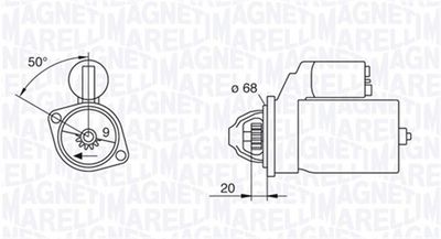 Стартер MAGNETI MARELLI 063226801010 для TOYOTA TACOMA