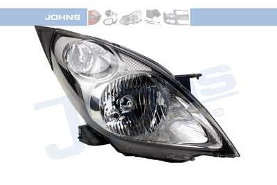 Основная фара JOHNS 21 01 10-5 для CHEVROLET SPARK