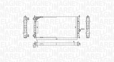 MAGNETI MARELLI Kühler, Motorkühlung