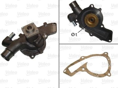 Водяной насос, охлаждение двигателя VALEO 506642 для FORD P100