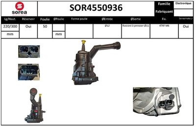 EAI Hydraulikpumpe, Lenkung (SOR4550936)