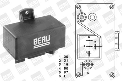 RELEU INSTALATIA DE COMANDA BUJII INCANDESCENTE BorgWarner (BERU) GR066 3