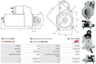 STARTER AS-PL S6175 4