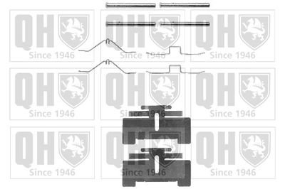 Комплектующие, колодки дискового тормоза QUINTON HAZELL BFK712 для DAIHATSU CHARMANT
