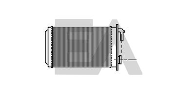 Теплообменник, отопление салона EACLIMA 45C55003 для PEUGEOT 505