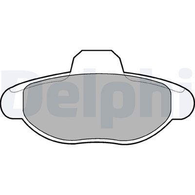 Brake Pad Set, disc brake LP771